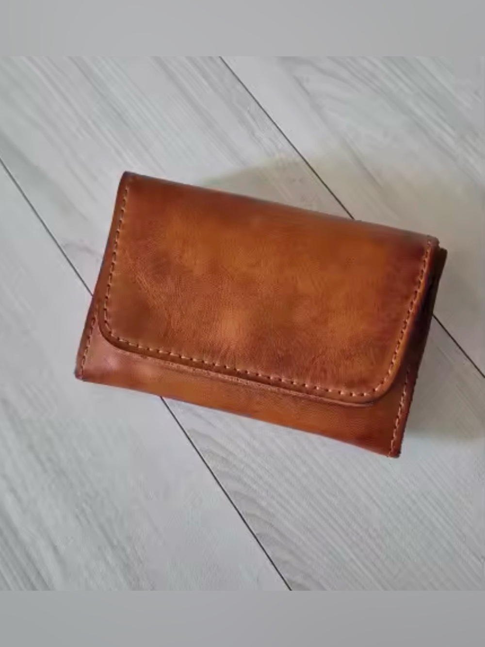 Genuine Leather Snap Wallet in Cognac Brown Good Quality Vintage
Brand New! - Picture 2 of 16
